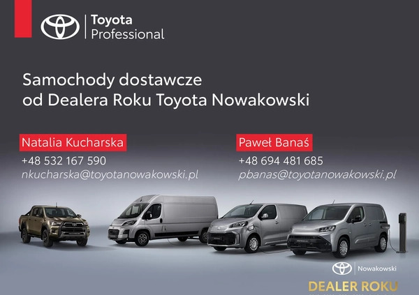 Toyota Proace Verso cena 208000 przebieg: 5, rok produkcji 2023 z Sompolno małe 92
